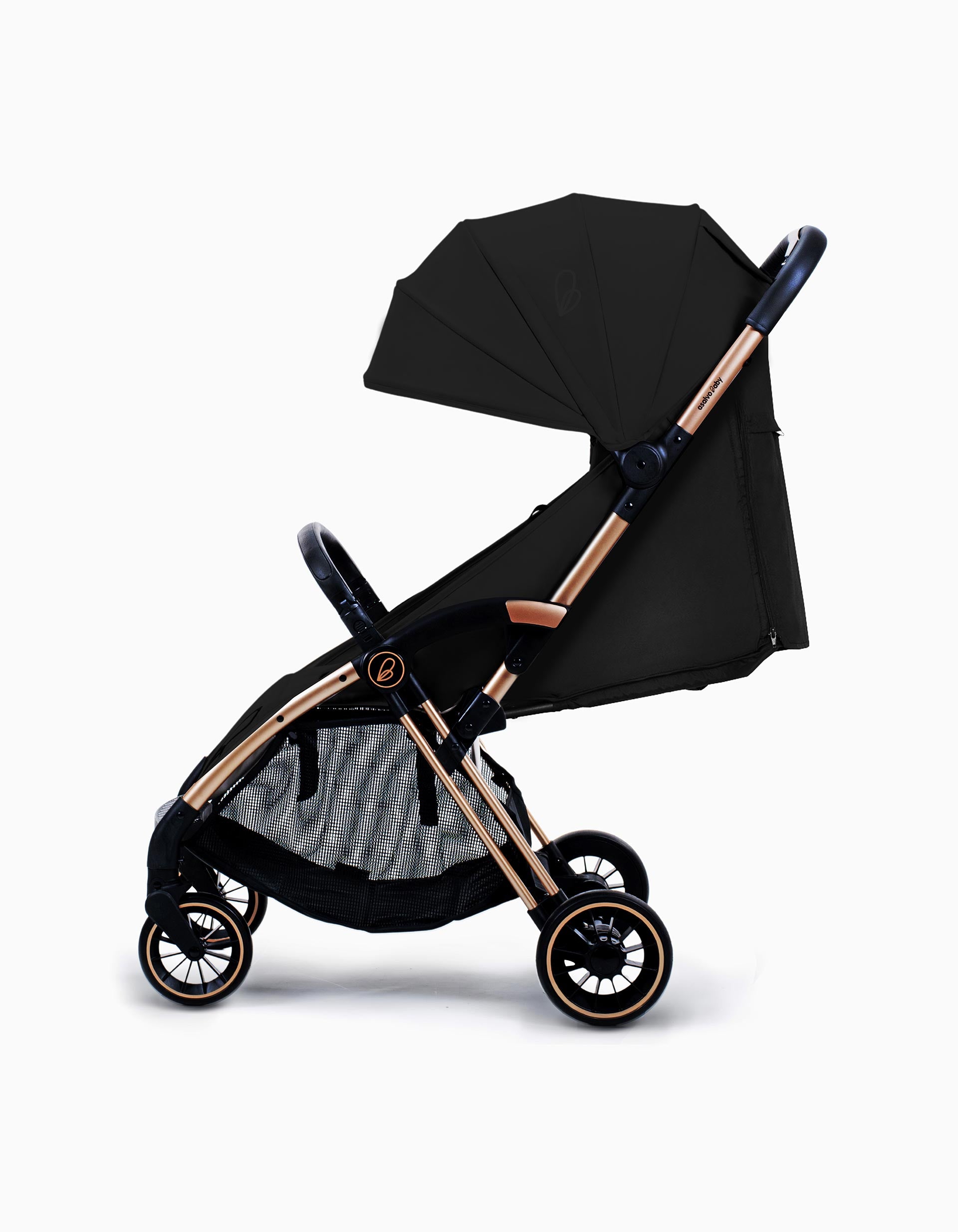Carrito de Paseo Asalvo Plis Plas, Negro