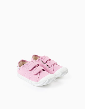 Canvas Trainers for Babies and Girls 'Victoria', Pink