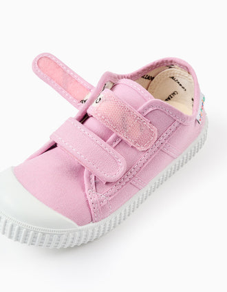 Canvas Trainers for Babies and Girls 'Victoria', Pink