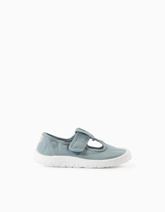 Sapatilhas de Lona para Bebé e Criança 'Victoria Barefoot', Azul