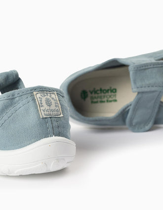 Sapatilhas de Lona para Bebé e Criança 'Victoria Barefoot', Azul