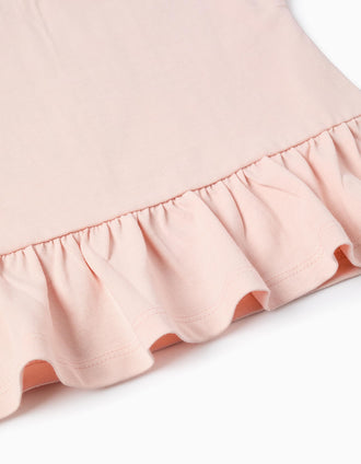 T-shirt de Algodão para Bebé Menina 'Bambi & Thumper', Rosa