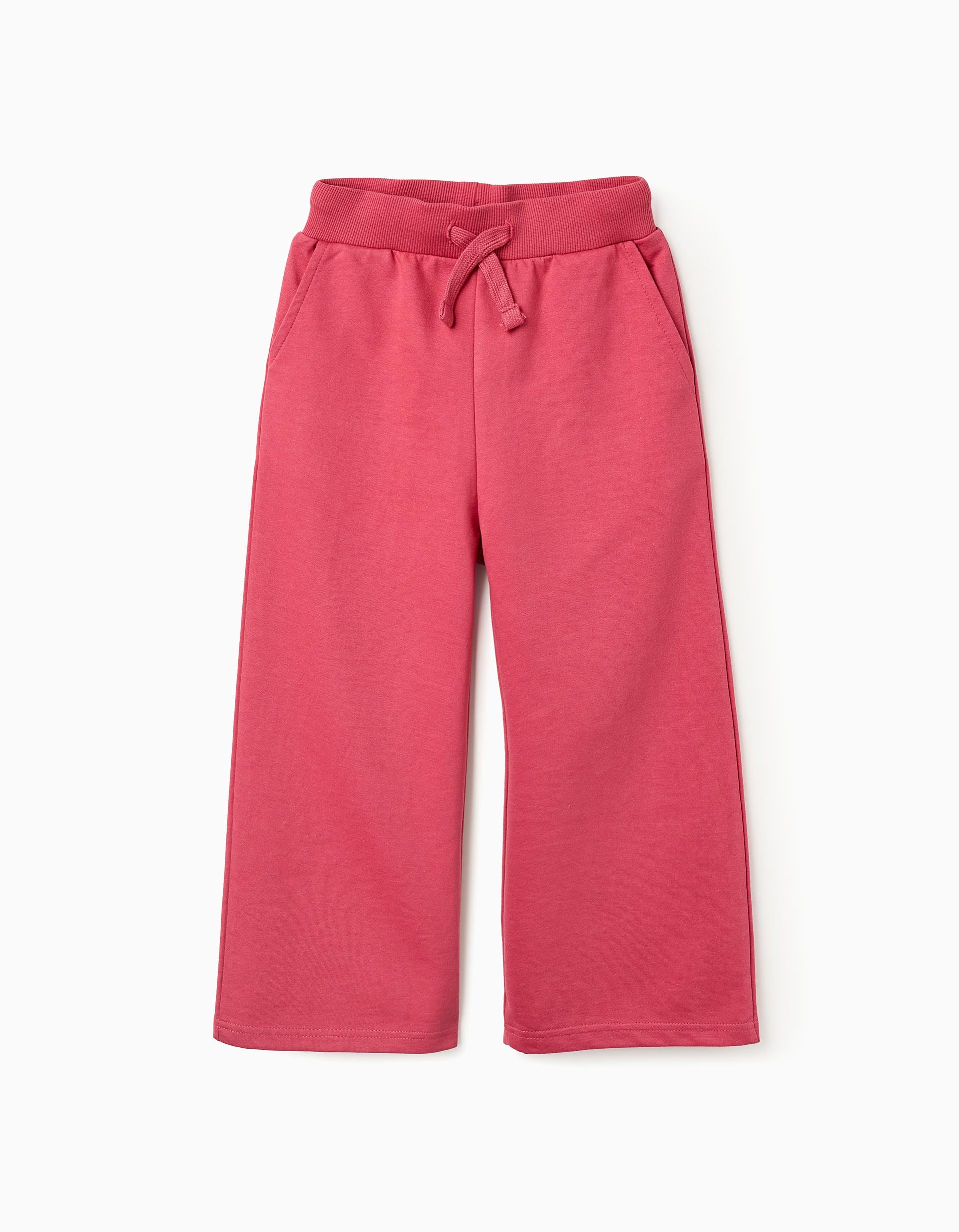 Pantalón Jogger Wide Leg para Niña, Rosa