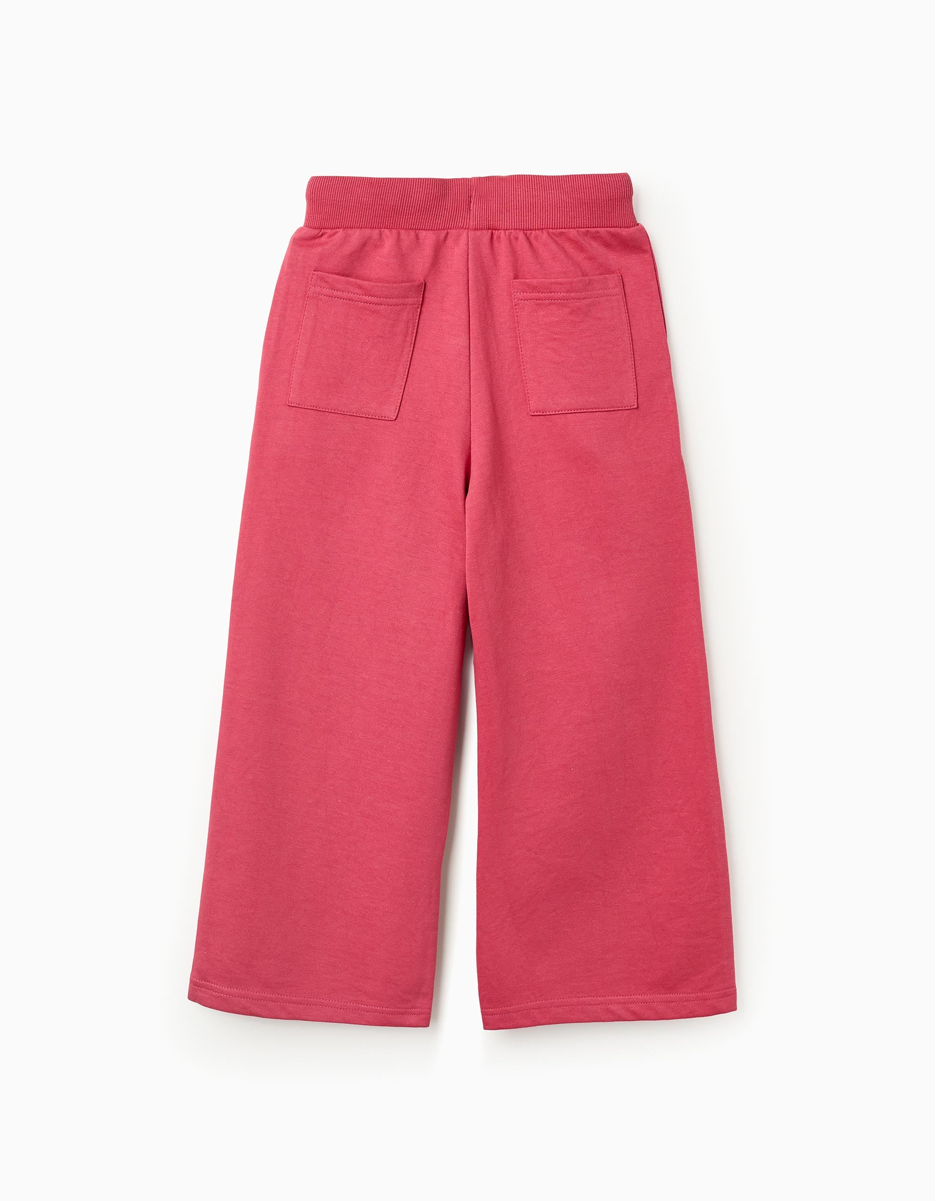 Pantalón Jogger Wide Leg para Niña, Rosa