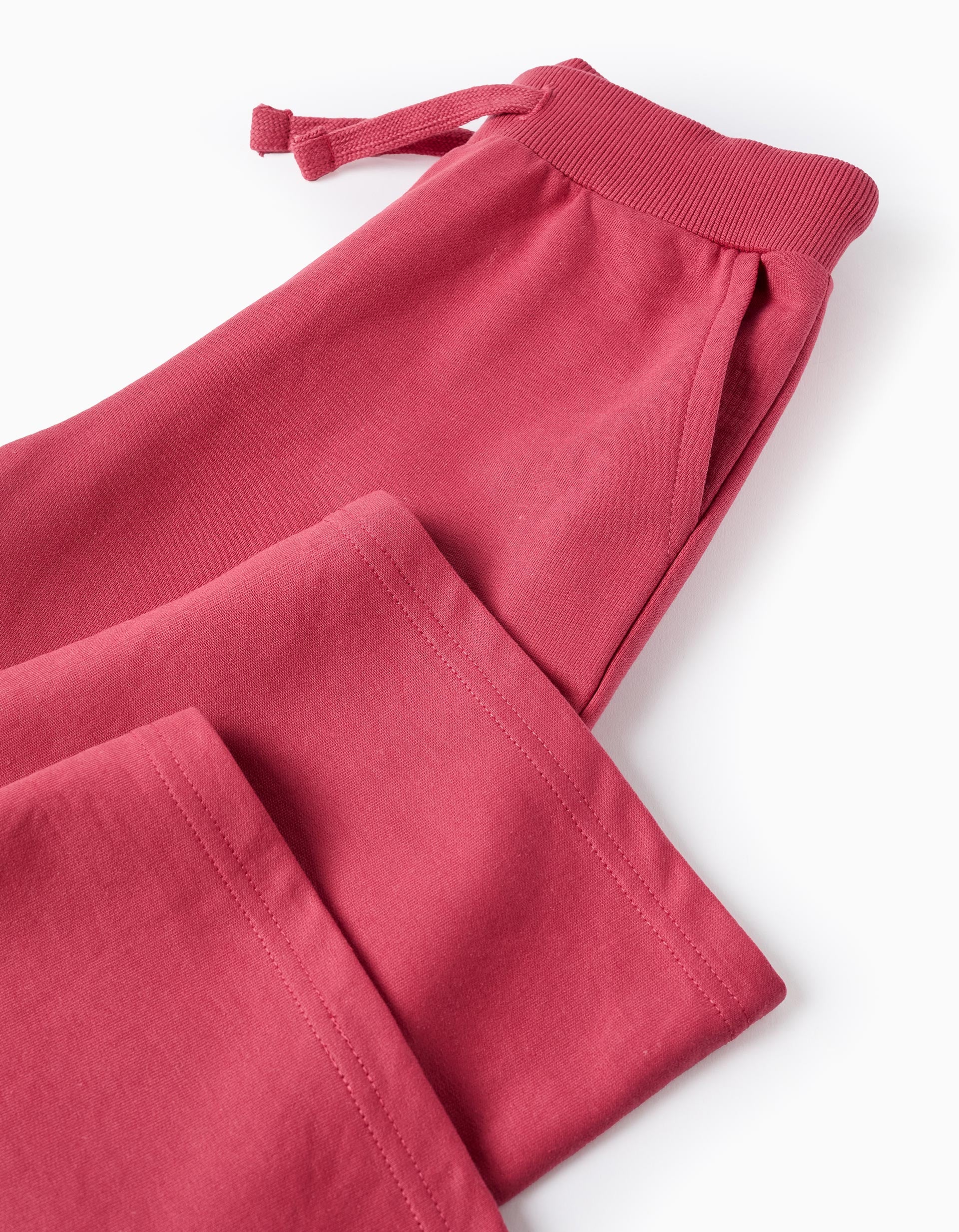 Pantalón Jogger Wide Leg para Niña, Rosa