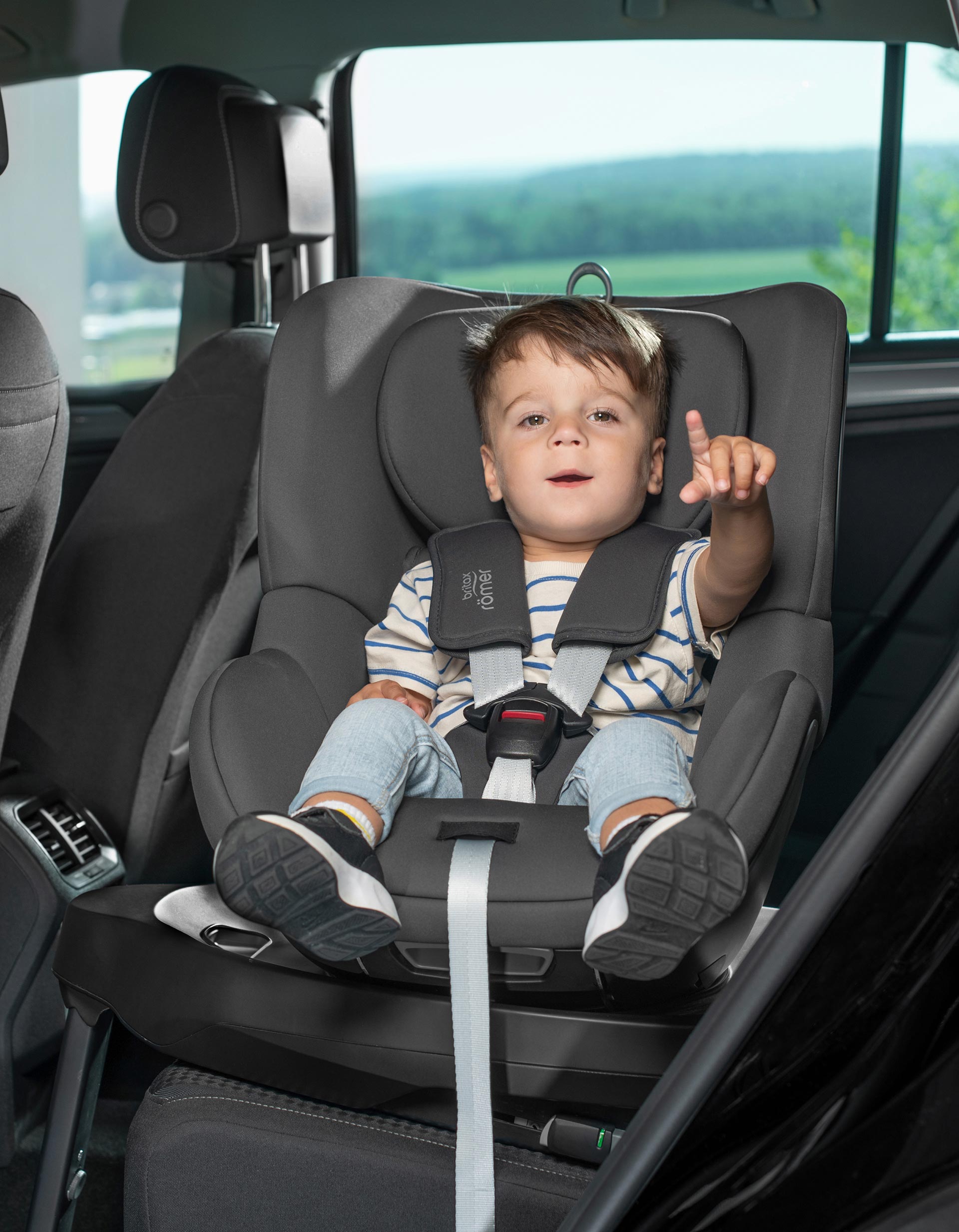 Britax Römer Dualfix M Plus Car Seat, Midnight Grey