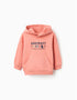Sudadera con Capucha y Estampado 'Abstract Friends' para Bebé Niño, Naranja