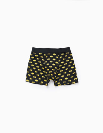 Pack 4 Boxers para Menino 'Batman', Preto/Amarelo/Cinza