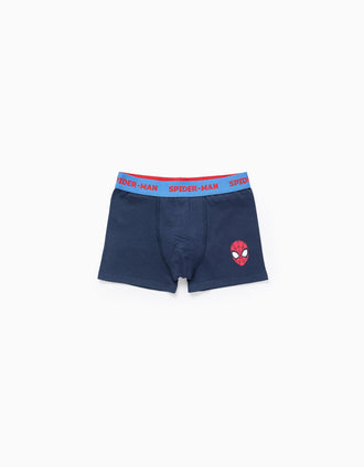 Pack 4 Boxers para Menino 'Spiderman', Azul/Branco/Cinza