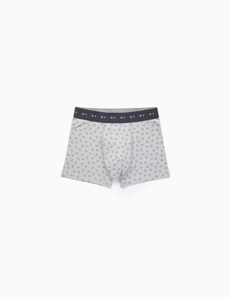 Pack of 4 Boxer Shorts for Boys 'Monsters of Emotions', White/Grey