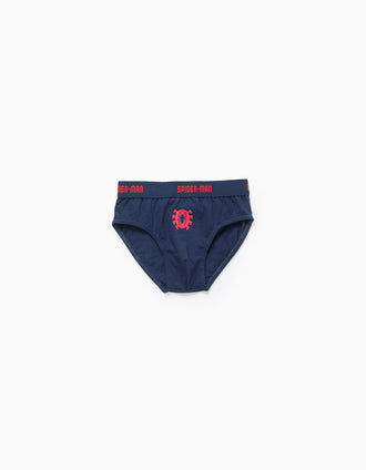 Pack 5 Cuecas para Menino 'Spiderman', Azul/Branco/Cinza
