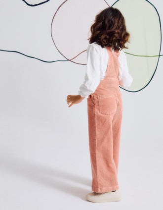 Mono de Pana 'Wide Leg' para Niña, Rosa