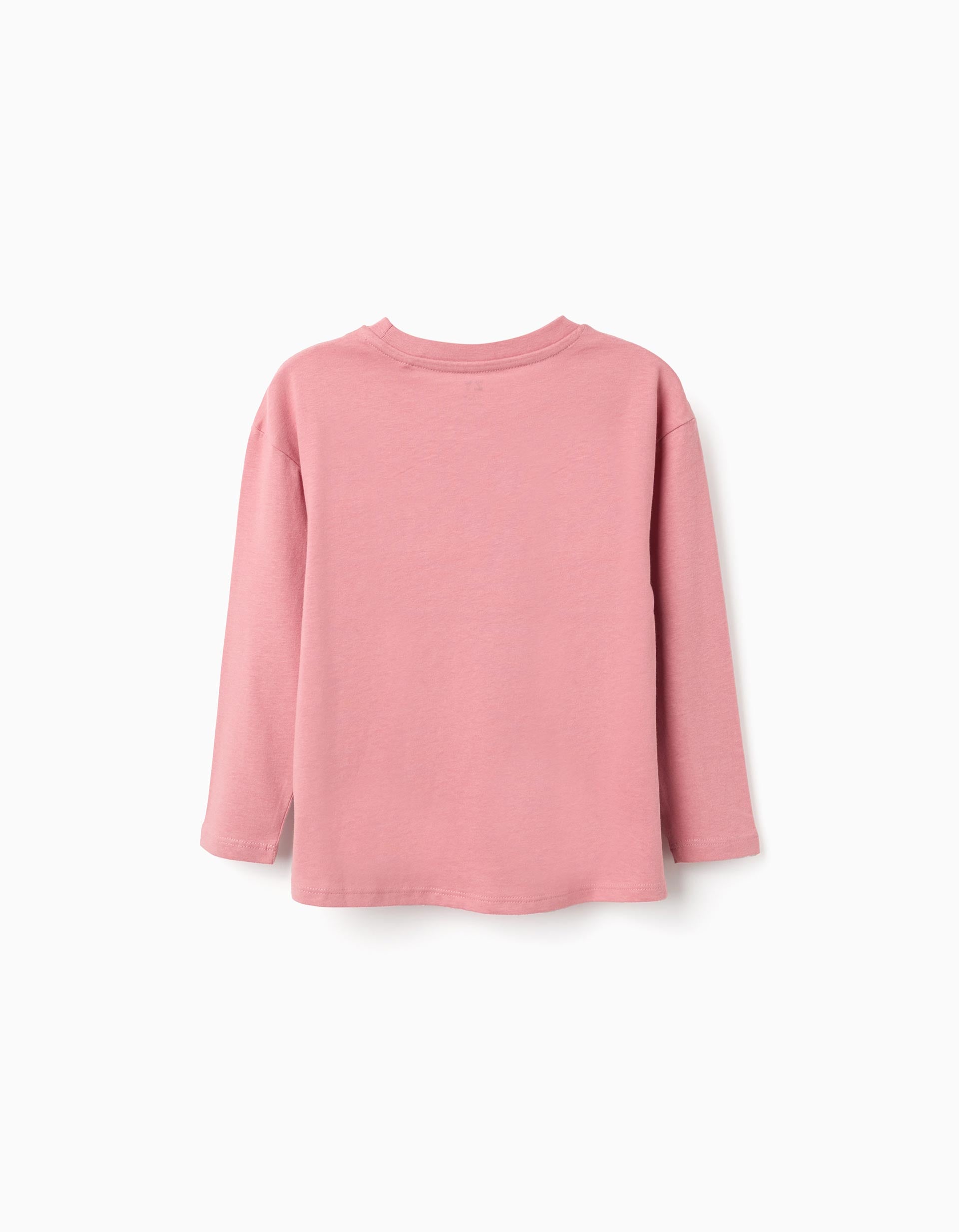 T-shirt en coton avec imprimé 'Fully Awake' pour fille, rose