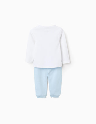 Pyjama en Coton pour Bébé Garçon 'Toy Story', Blanc/Bleu