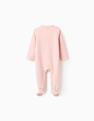 Babygrow polar com bordado Minnie para bebé menina, rosa