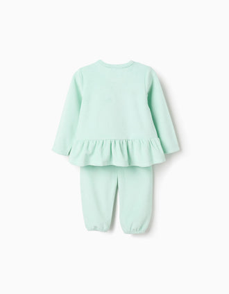 Velour Pyjama for Baby Girls 'Chip & Dale', Green