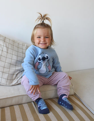 Pijama Polar para Niña 'Stitch', Azul/Rosa
