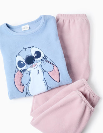 Pijama Polar para Niña 'Stitch', Azul/Rosa