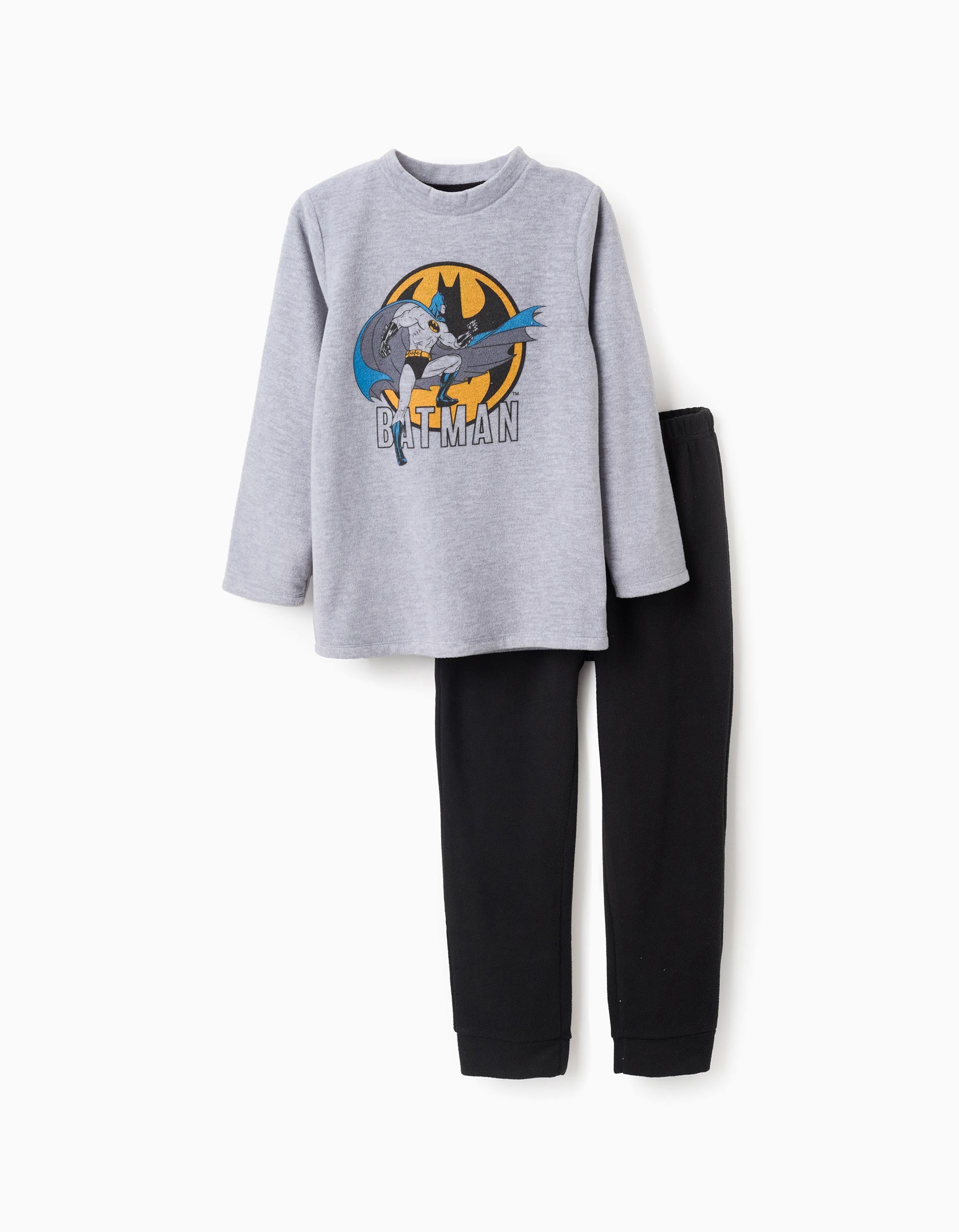 Fleece pyjamas with Batman for boys, grey/black