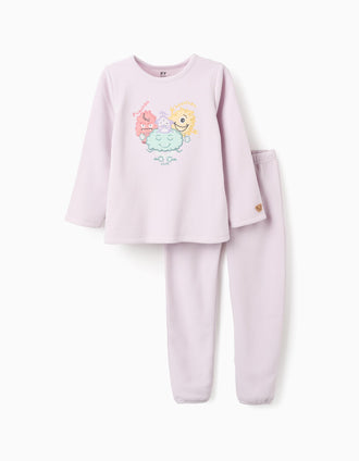 Pijama Polar para Niña 'Emociones', Lila