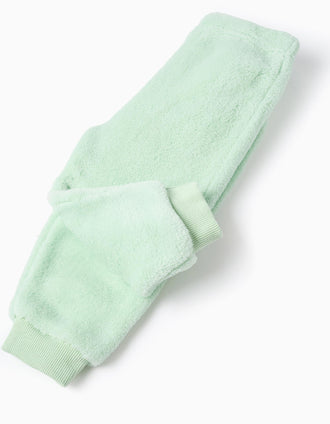Plush pyjamas with Monsters of Emotions for baby girls, green/white