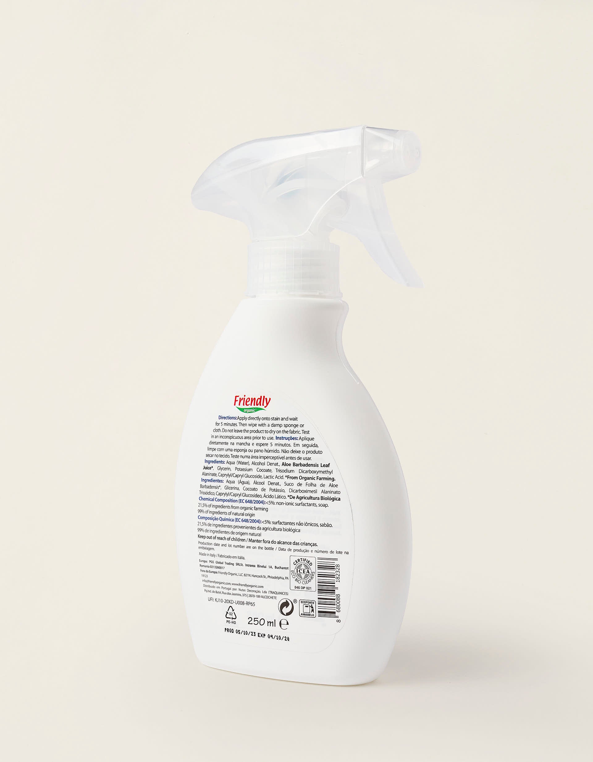 Spray de Limpeza Carrinhos e Cadeiras Auto,  250Ml