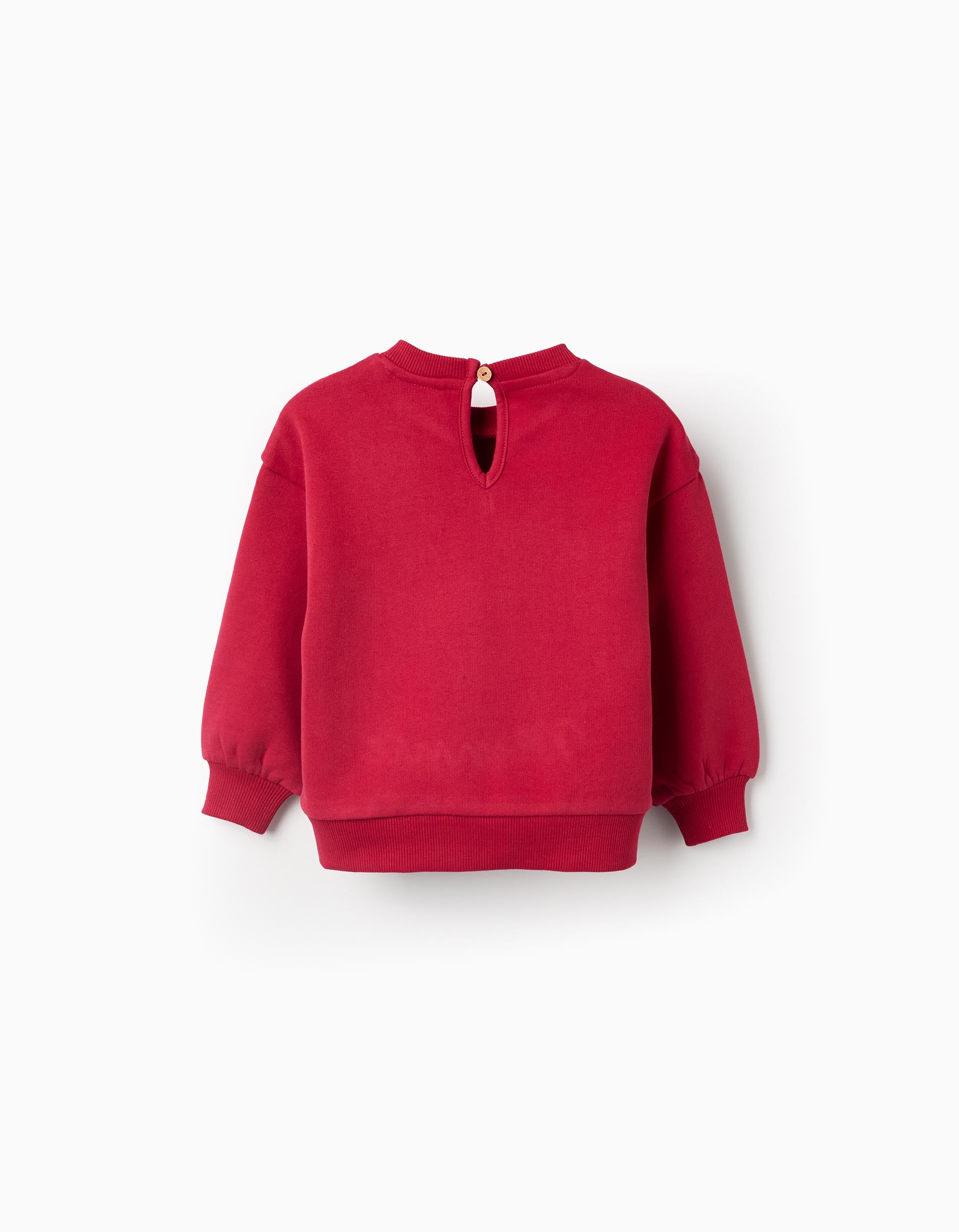 Christmas Sweatshirt for Baby Girls 'X-Mas Minnie', Red