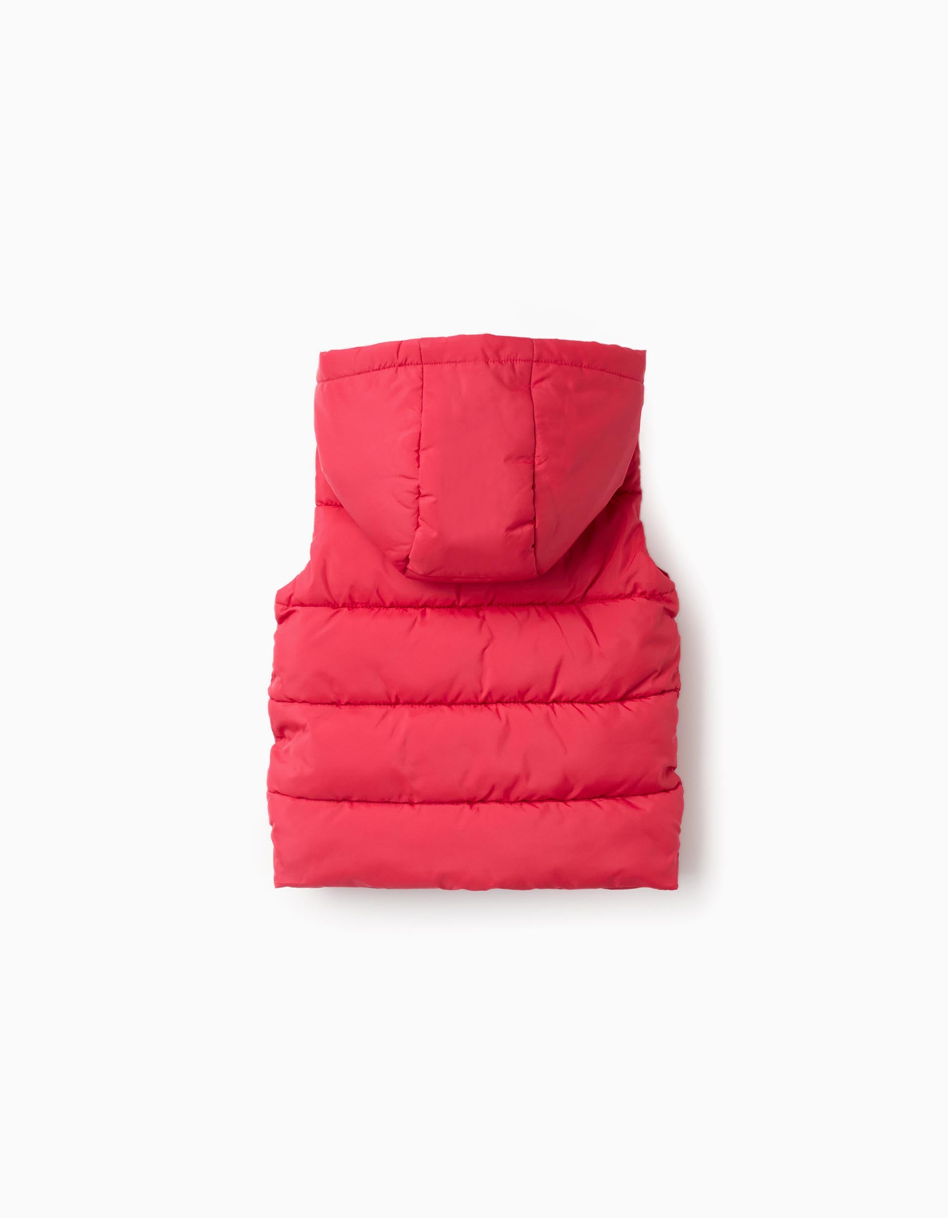 Hooded Padded Gilet for Baby Boys, Red – ZIPPY
