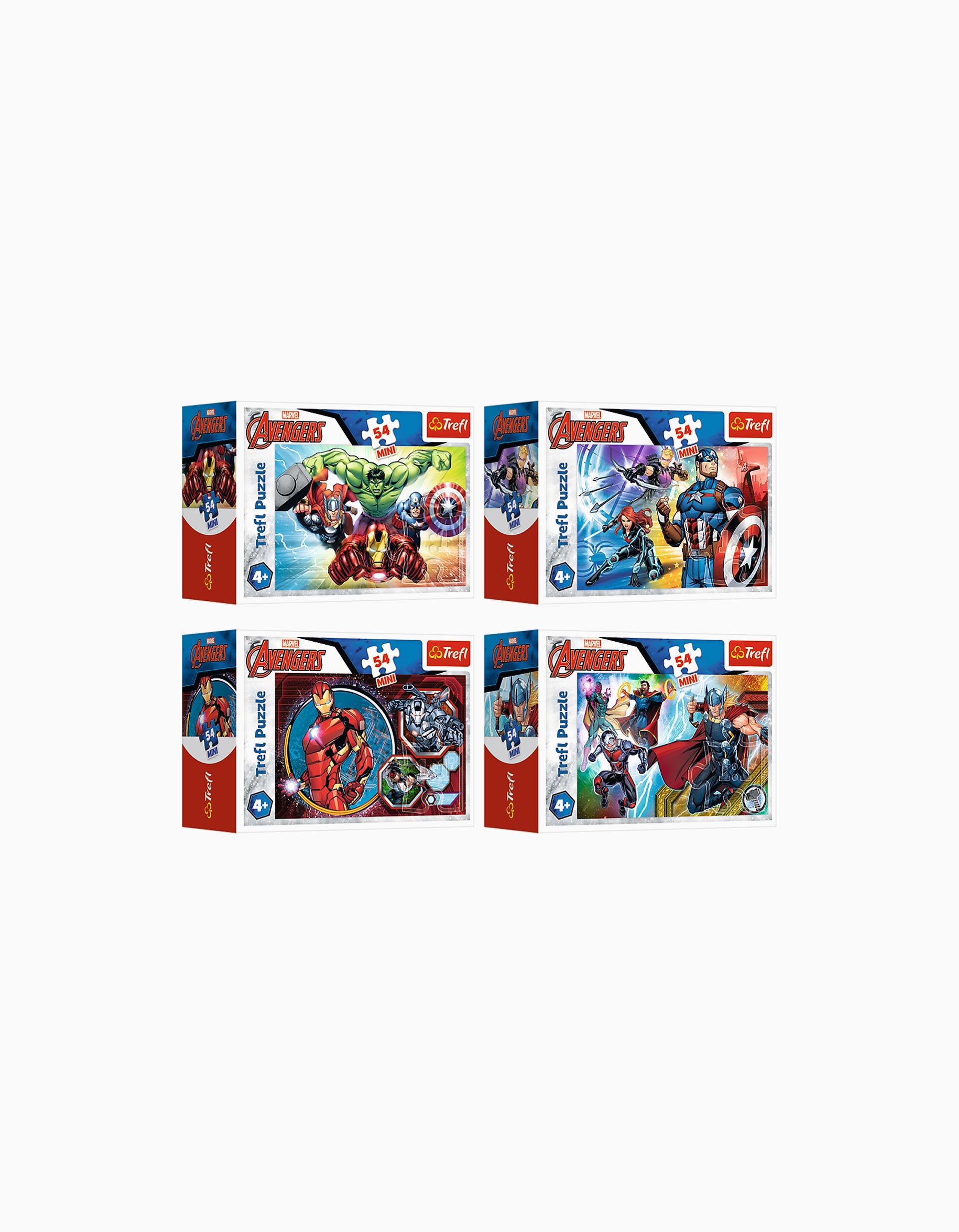 Puzzle Trefl Avengers Marvel Mini 54Pcs 4A+, Sortido