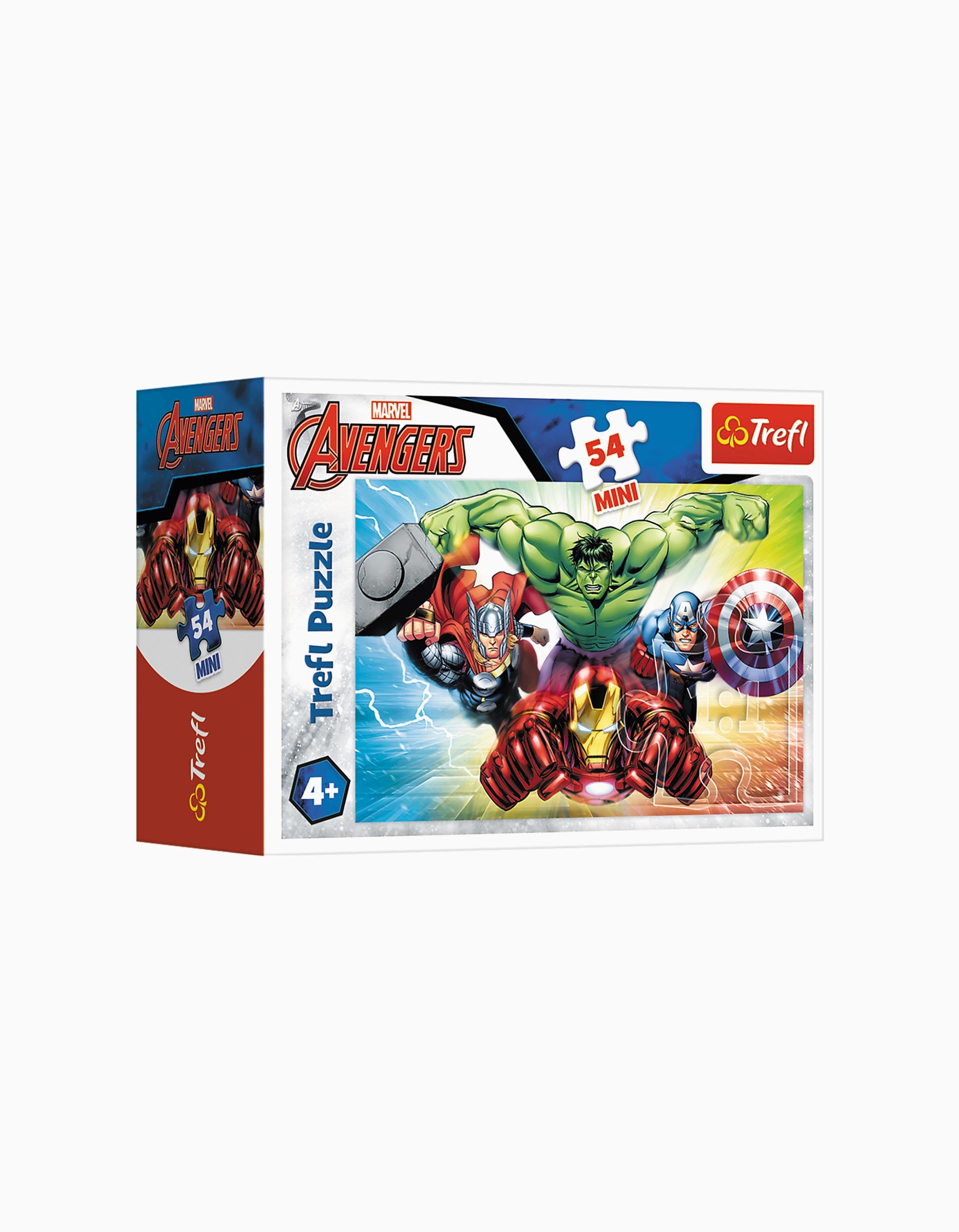 Puzzle Trefl Avengers Marvel Mini 54Pcs 4A+, Sortido