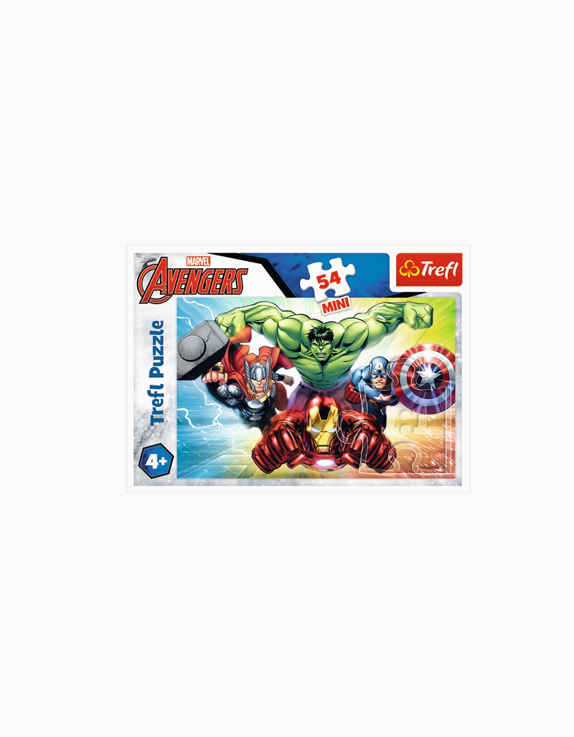 Puzzle Trefl Avengers Marvel Mini 54Pcs 4A+, Sortido