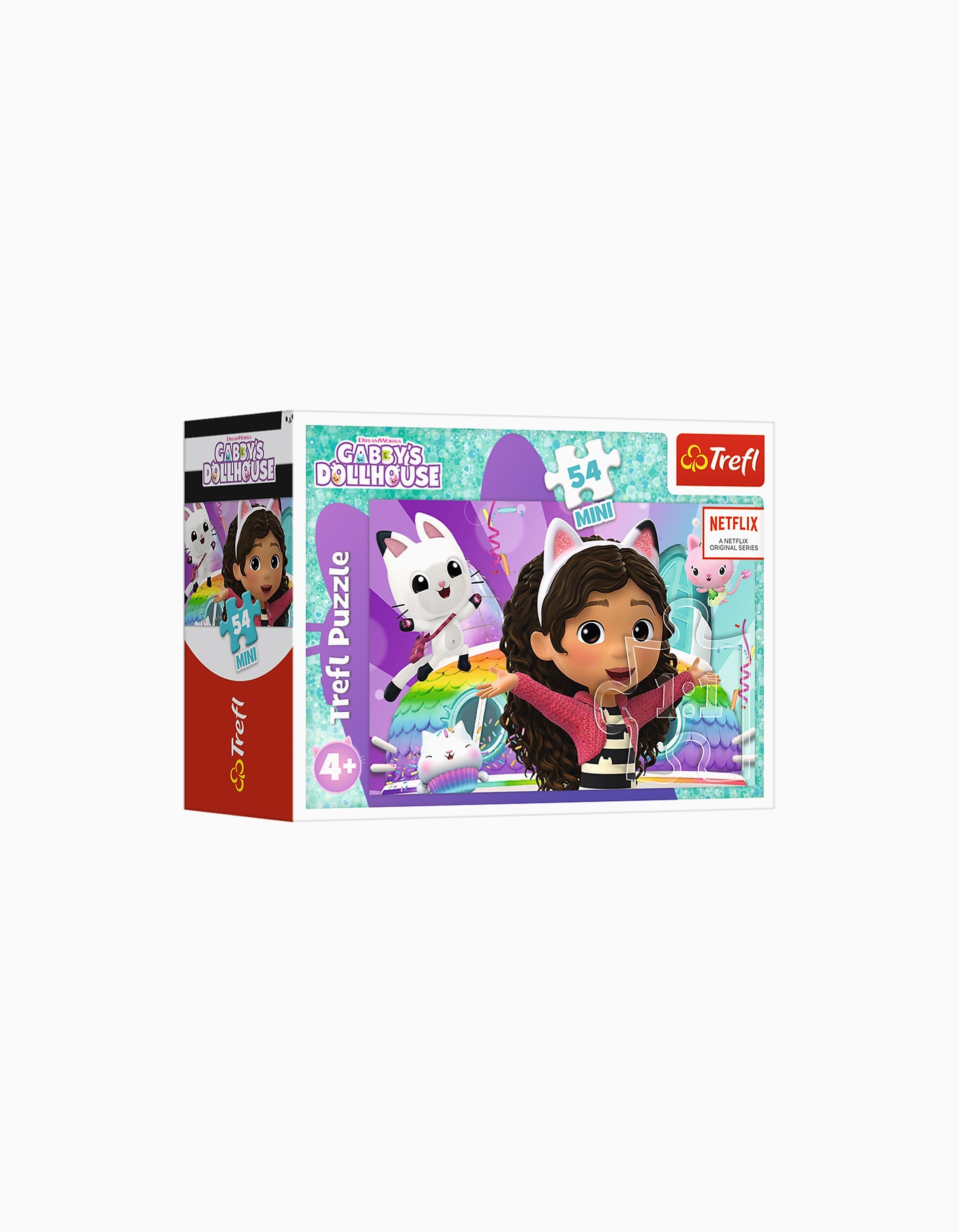 Puzzle Trefl It's Always Fun With Gabby Mini 54Pcs 4A+, Sortido