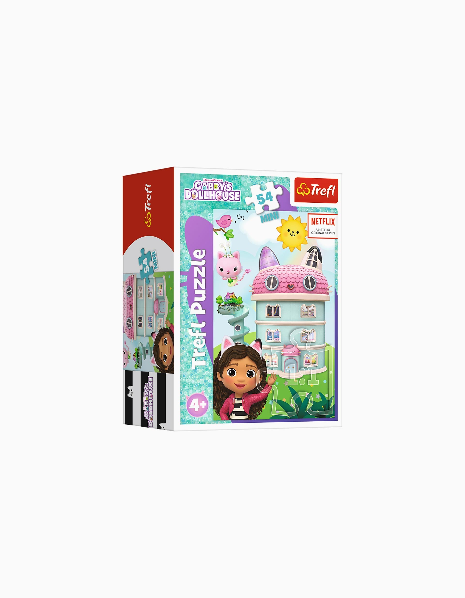 Puzzle Trefl Siempre Divertido Con Gabby Mini 54Pcs 4A+, Surtido