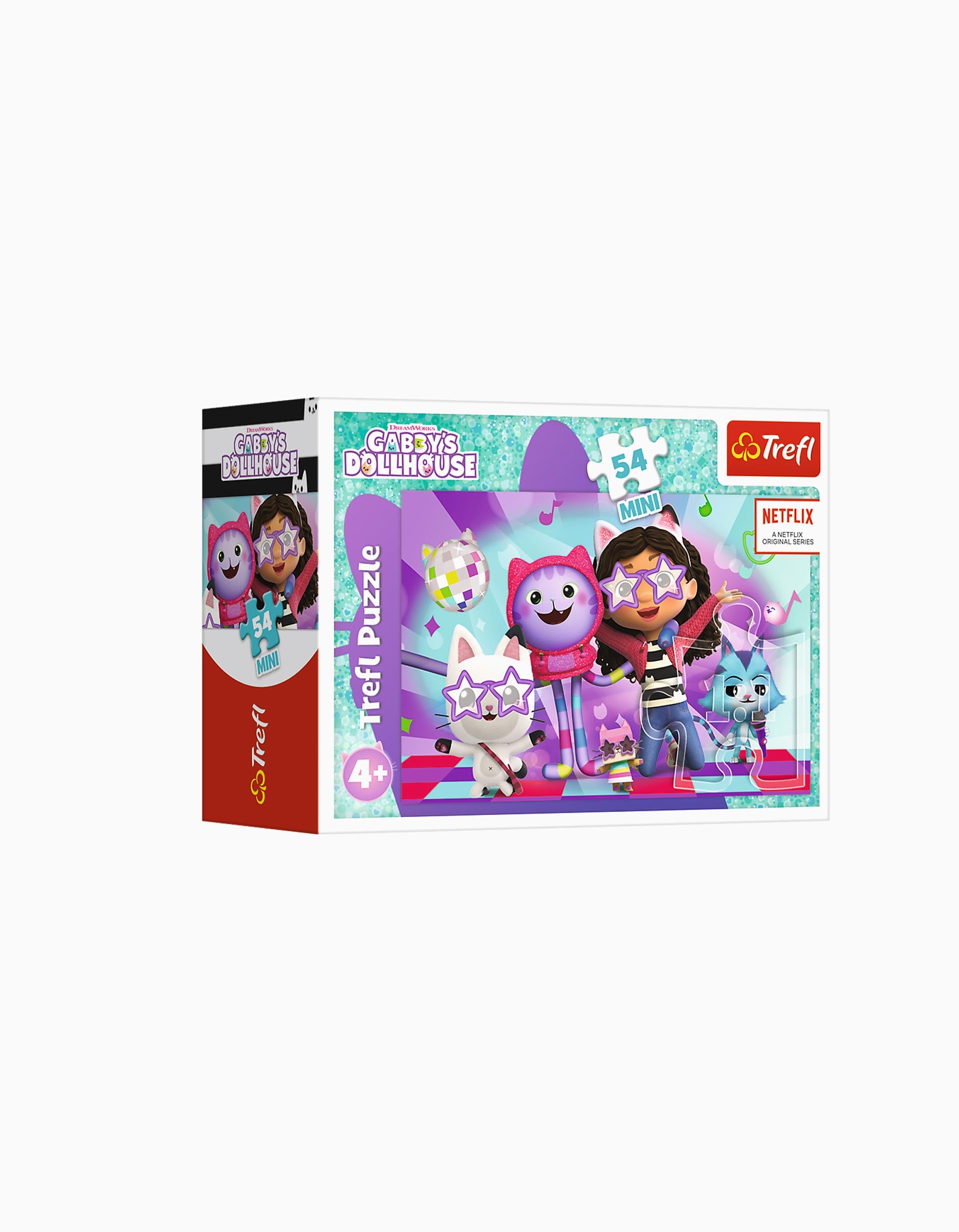 Puzzle Trefl It's Always Fun With Gabby Mini 54Pcs 4A+, Sortido