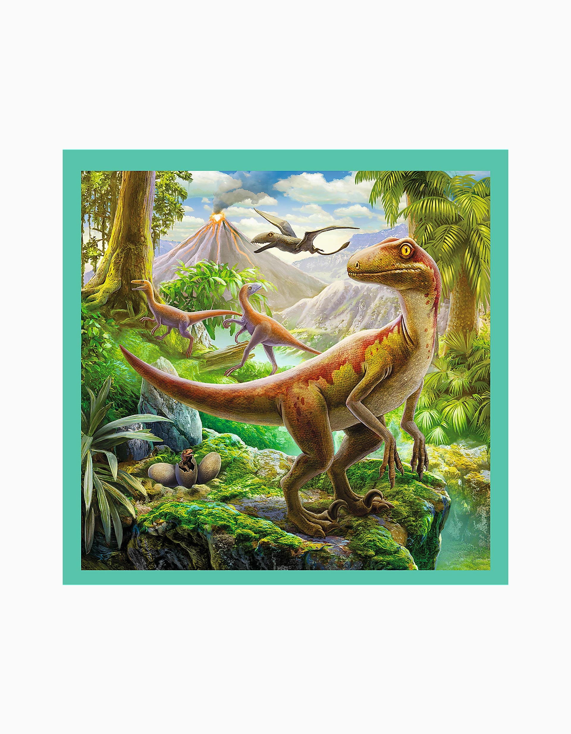 Puzzle 3em1 Trefl Dinosaurs 20/36/50Pcs 3A+