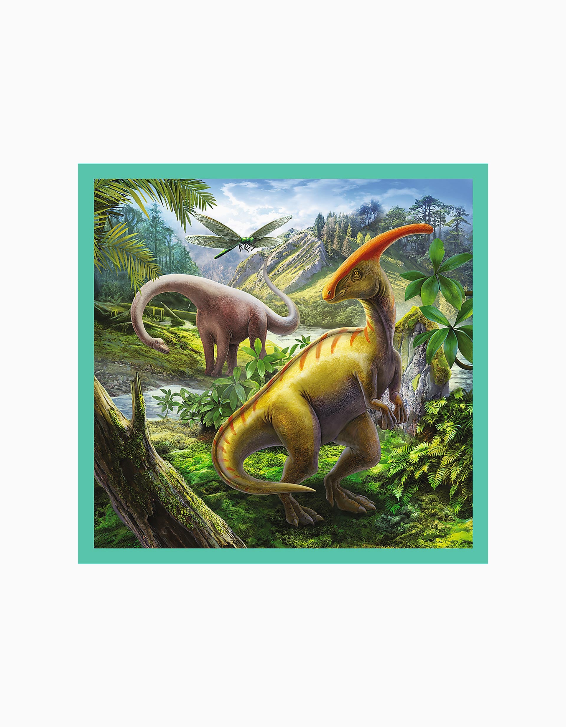 Puzzle 3em1 Trefl Dinosaurs 20/36/50Pcs 3A+