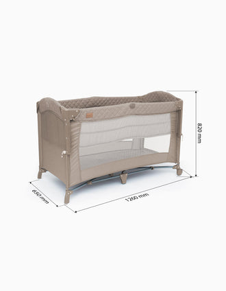 Travel Bed Olmitos, Beige