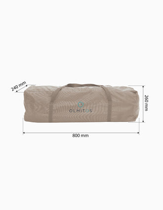 Travel Bed Olmitos, Beige