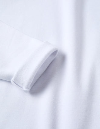 Pack of 3 Extra Warm Long Sleeve Vests for Boys, White