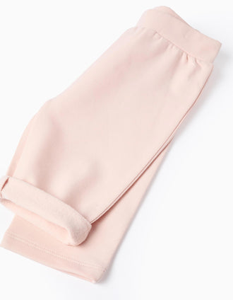 Sweat + Calças para Recém-Nascida 'Cogumelo', Rosa