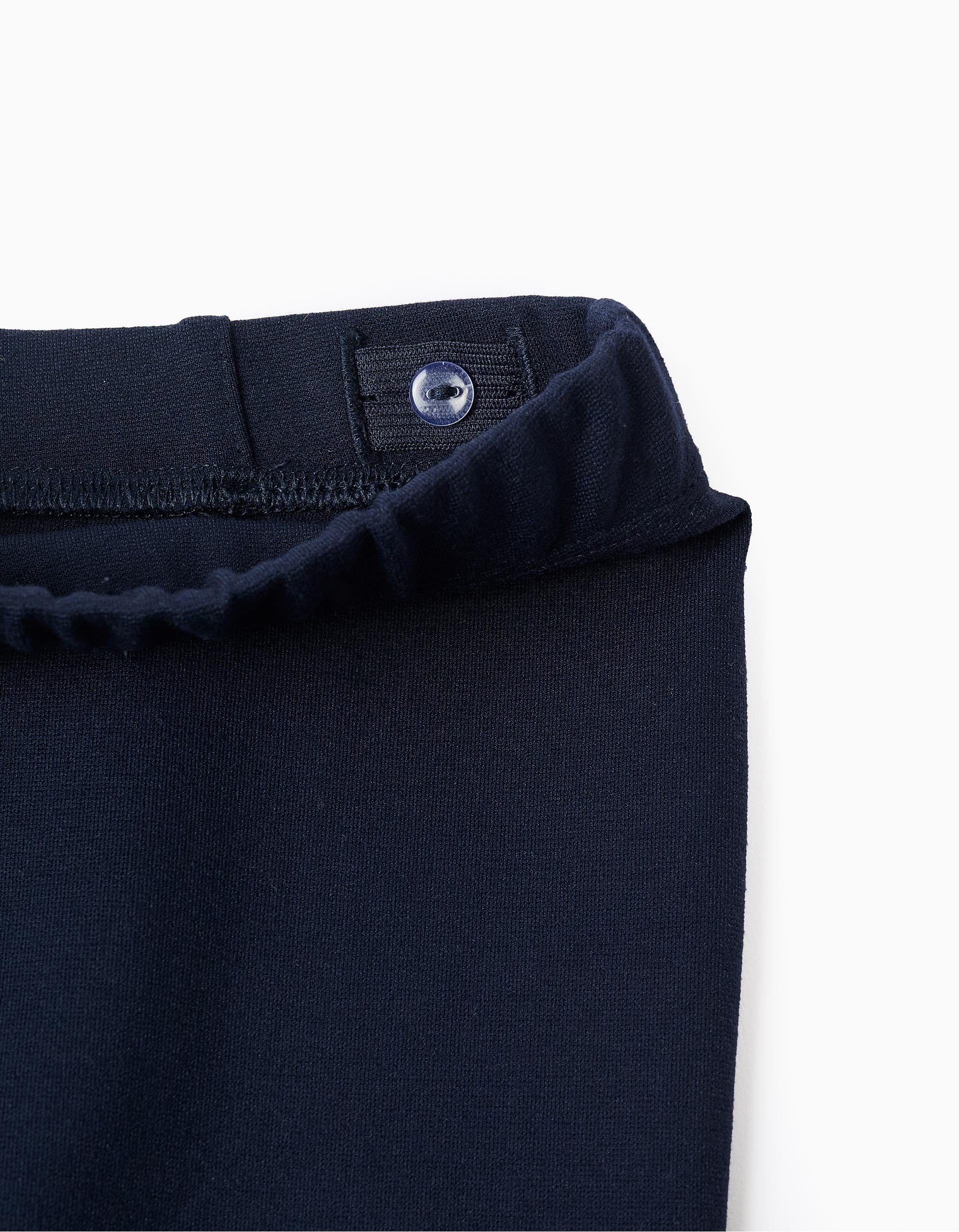 Leggings em ponto Roma 'wide leg' para menina, azul-escuro