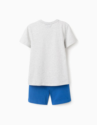 Pijama Curto para Menino 'Dragon Ball', Cinza/Azul