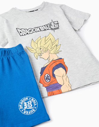 Pijama Curto para Menino 'Dragon Ball', Cinza/Azul