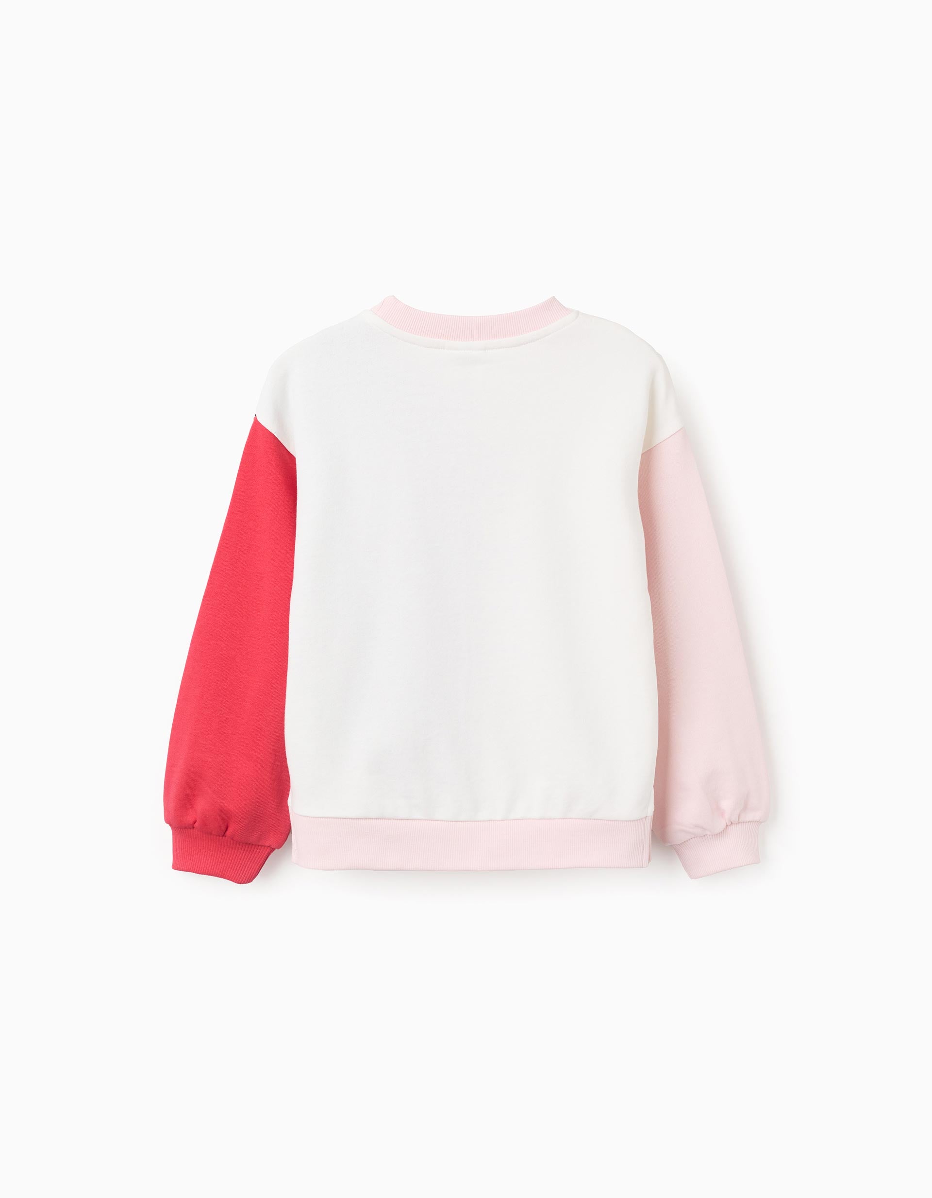 Cotton Sweatshirt with Colour Block for Girls 'Minnie', Multicolour