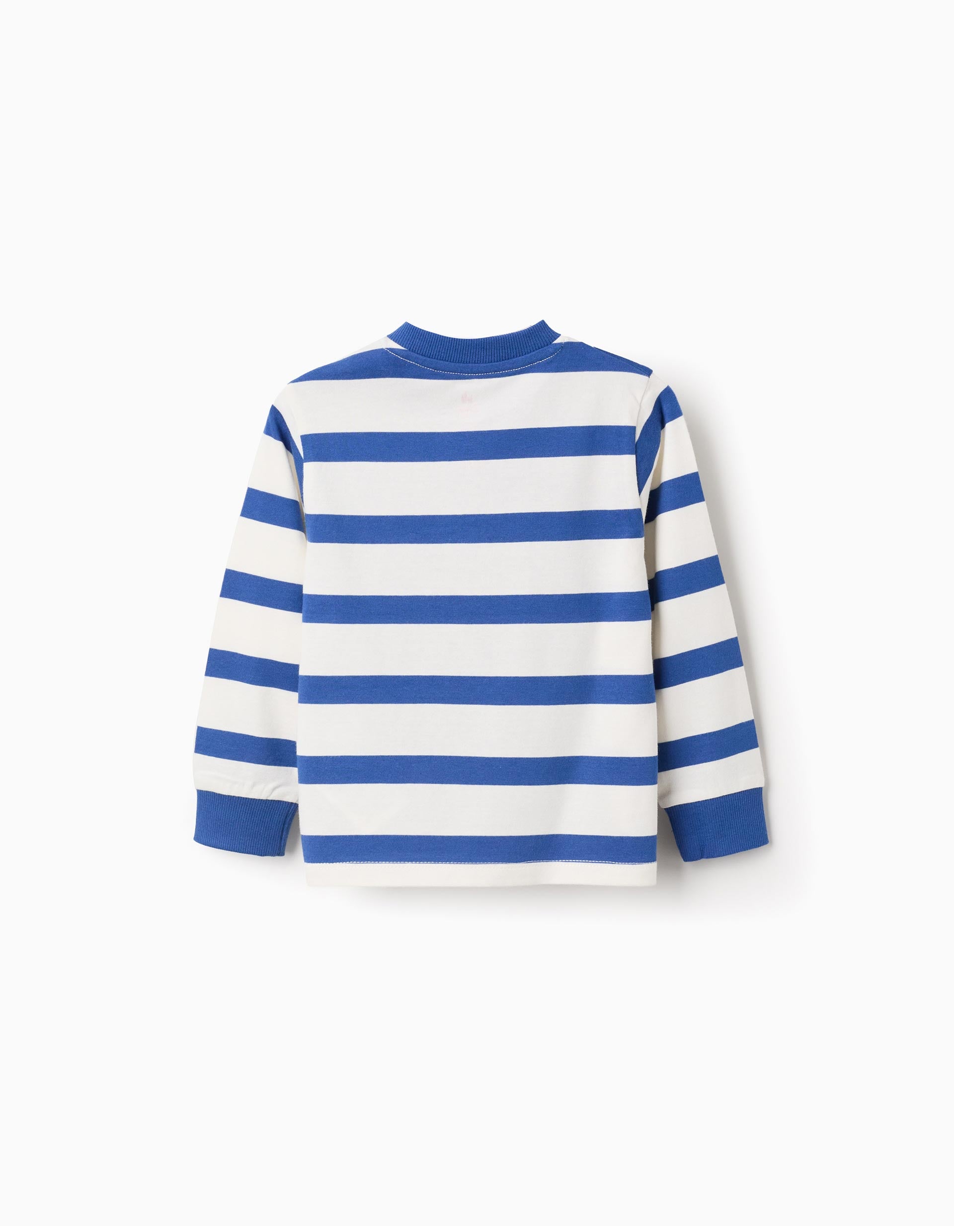 Long Sleeve T-shirt for Baby Boys 'Mickey', White/Blue