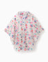 Poncho Impermeable con Capucha para Bebé Niña 'Formas', Transparente