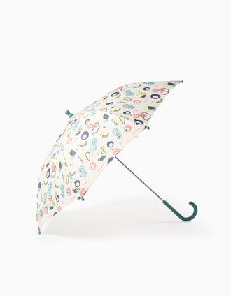Parapluie pour Bébé et Fille 'Bugs', Beige/Vert