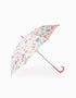 Guarda-chuva para Bebé e Menina 'Formas', Bege/Rosa