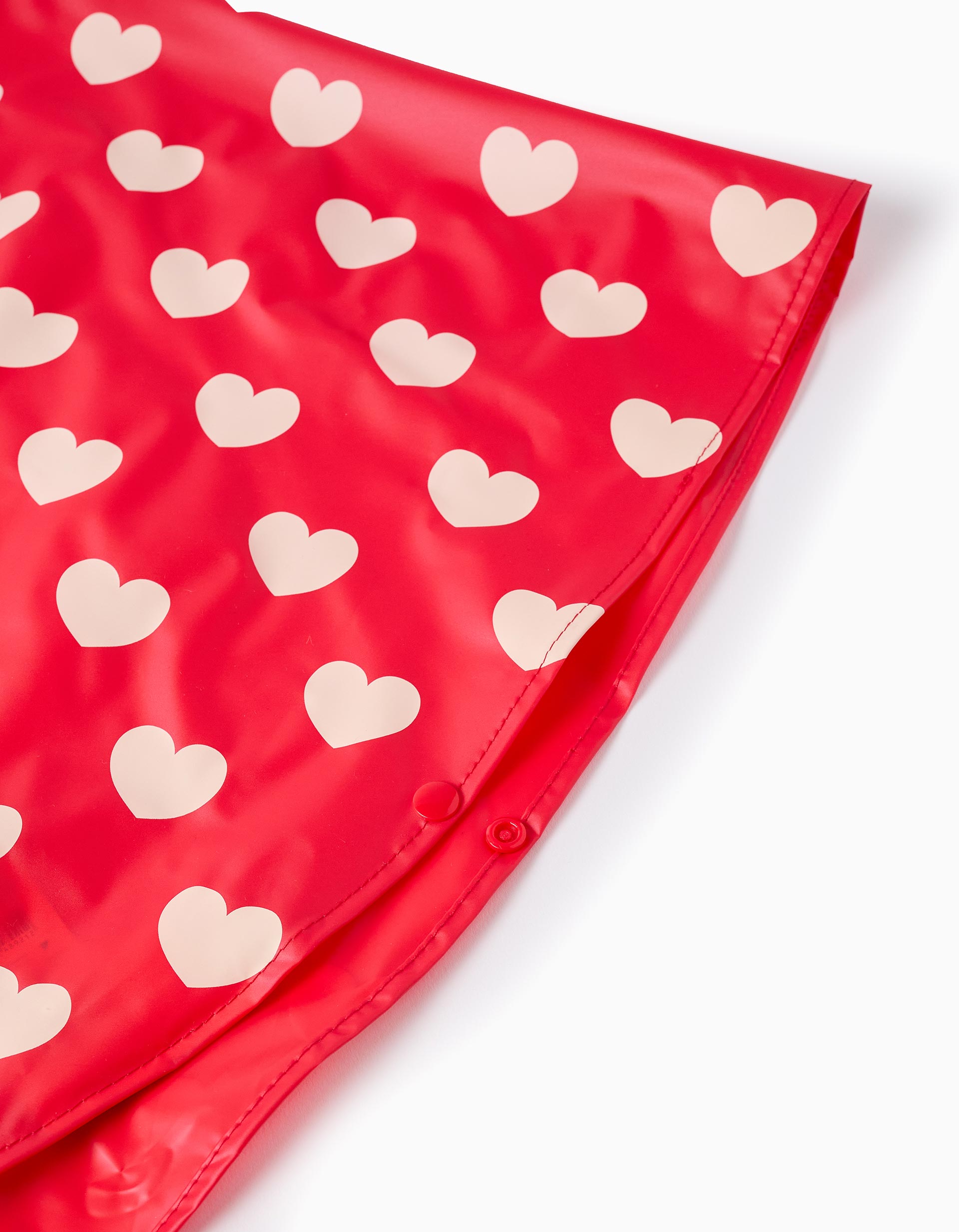 Poncho Impermeável com Capuz para Menina 'Minnie', Vermelho