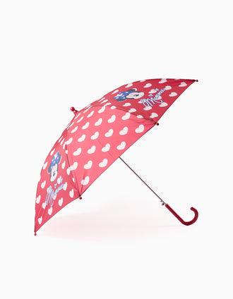 Parapluie à Motif pour Fille 'Minnie', Rouge